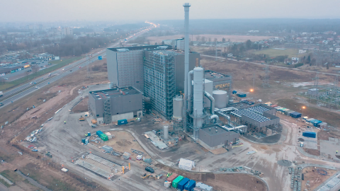 Kauno kogeneracinė jėgainė baigė komplektuoti modernią dūmų valymo sistemą